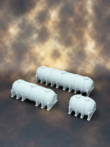 Fuel oil tanks - tanks, scatter