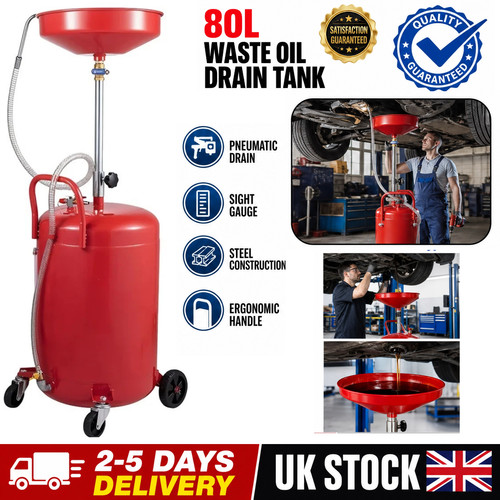 80l waste oil drainer tank - 80l,